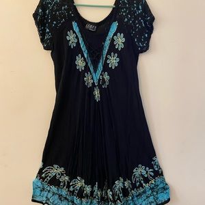 MM black cover-up or beach dress.